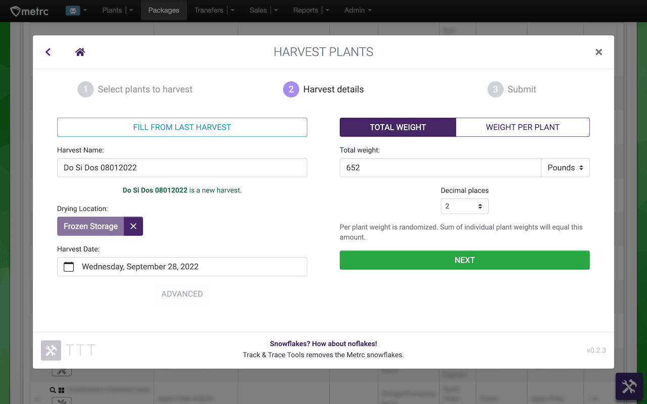 T3 Chrome Extension Dashboard
